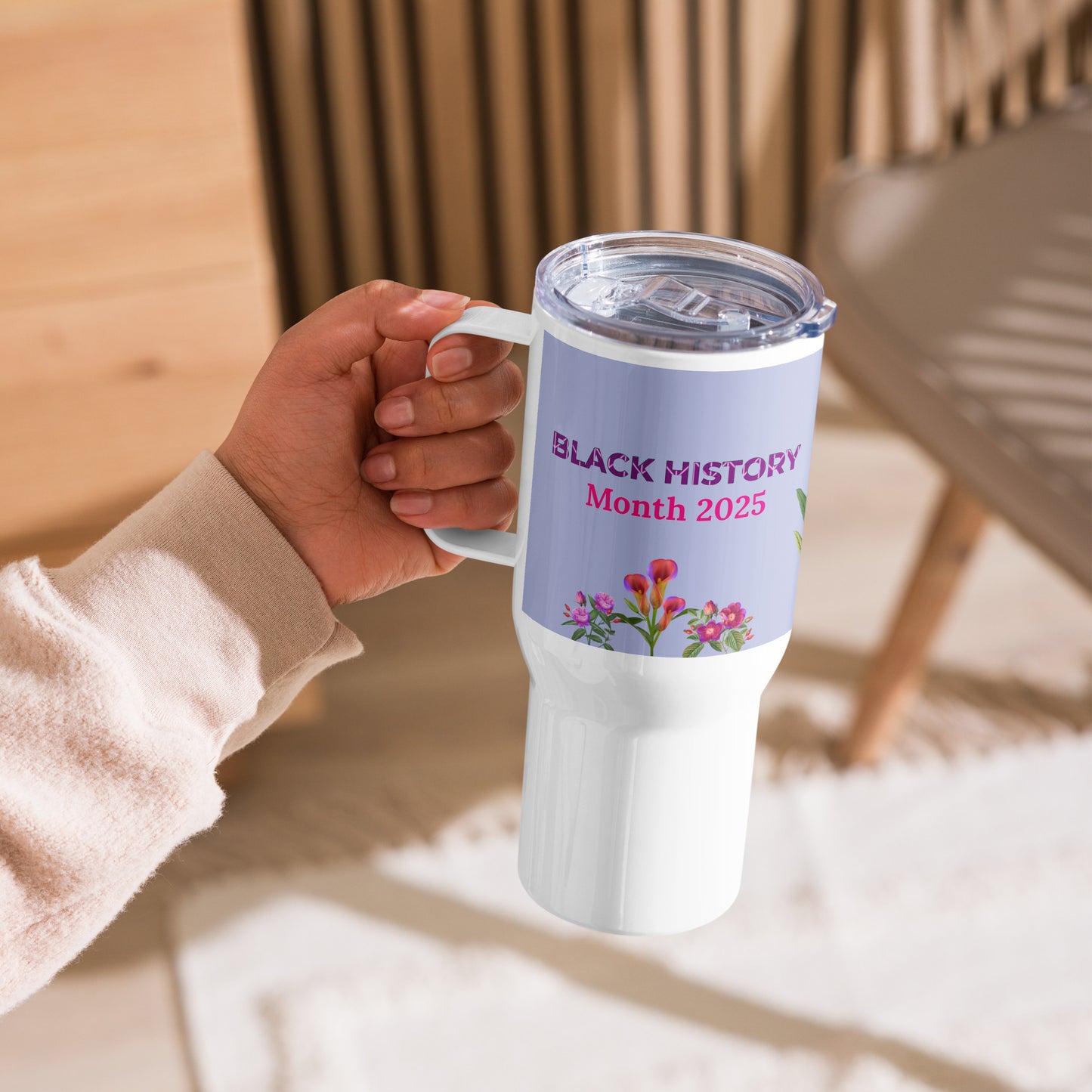 Black History Month 2025 Travel Mug