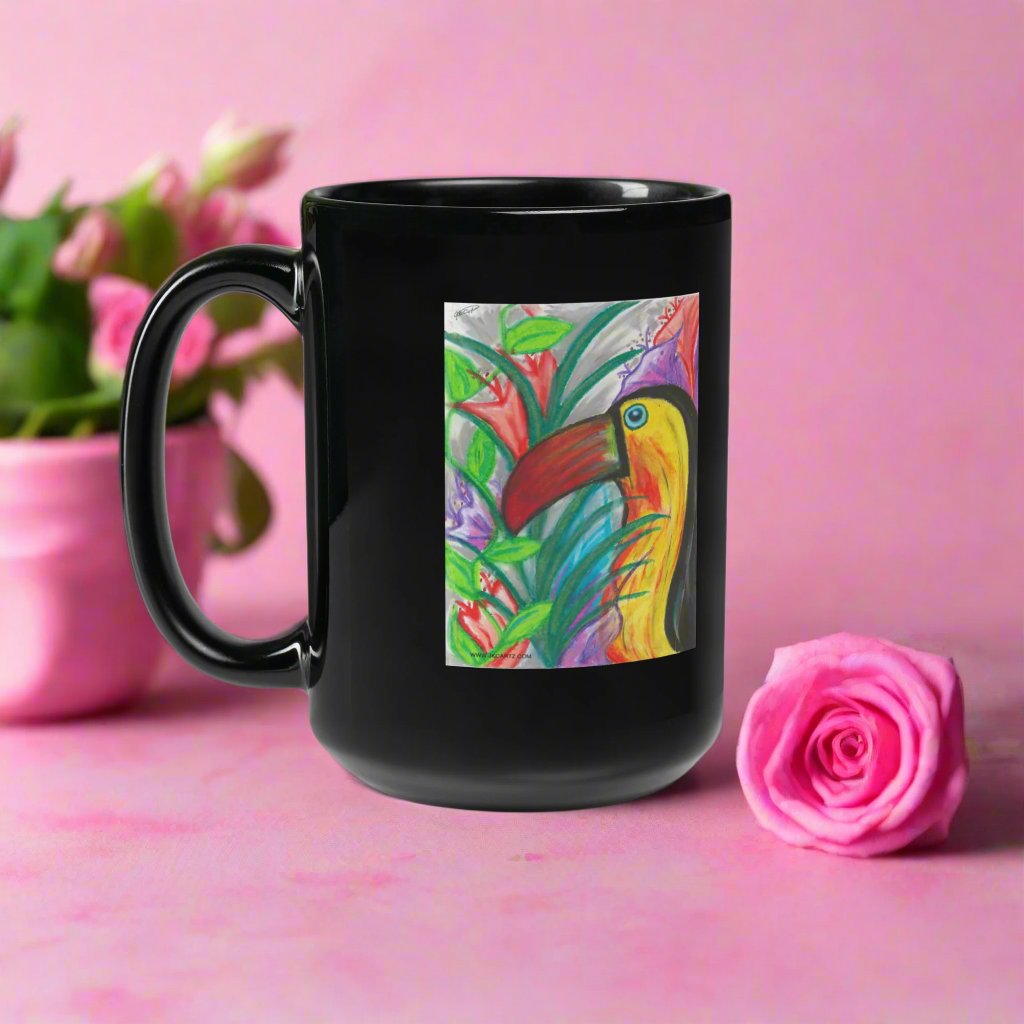 Toucan Jkc Artz Gallery Black Mug
