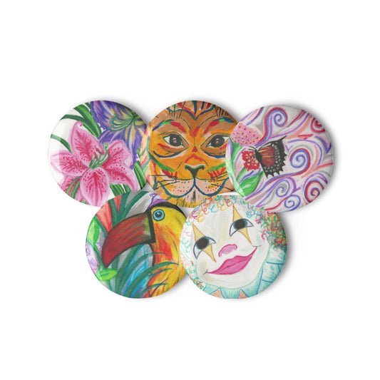 *NEW* JKC Artz Gallery Set (smile) Button Set