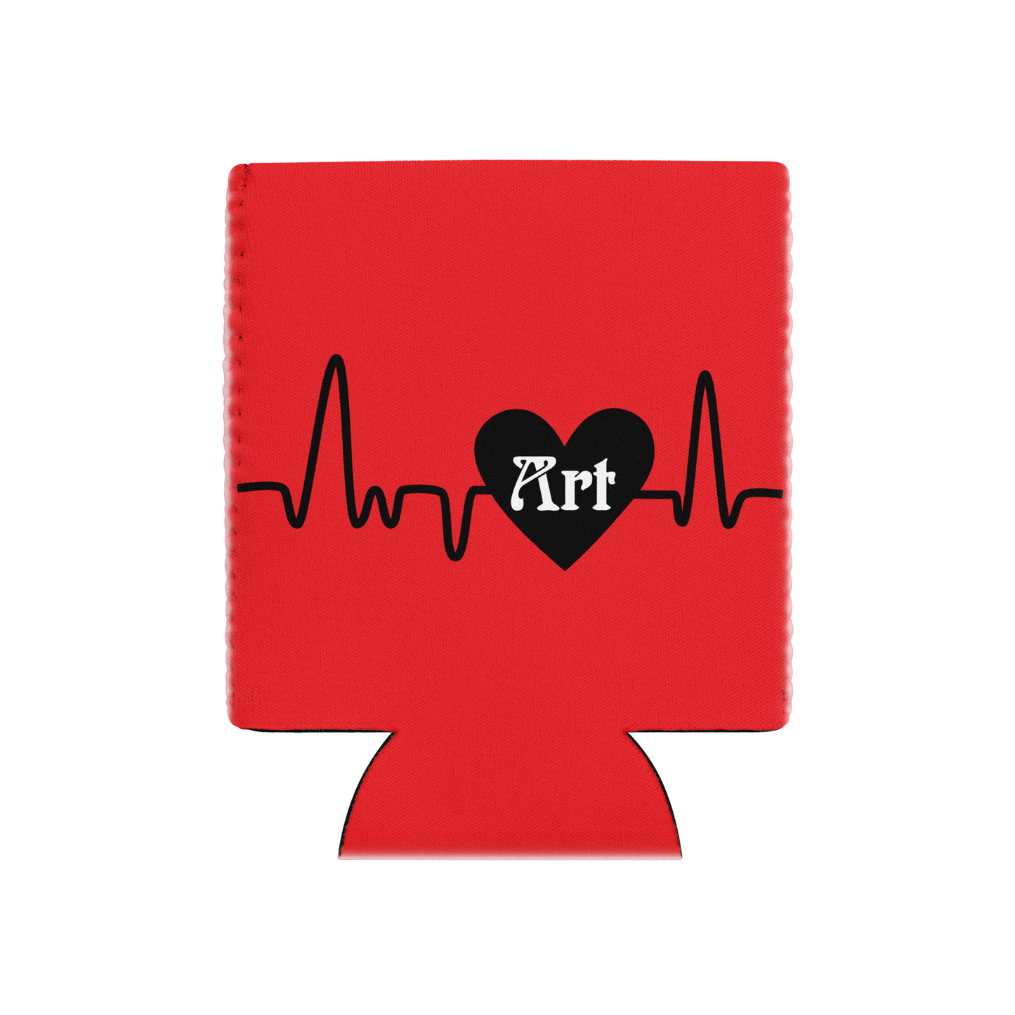 Art-Beat Blue/Red Can Cooler