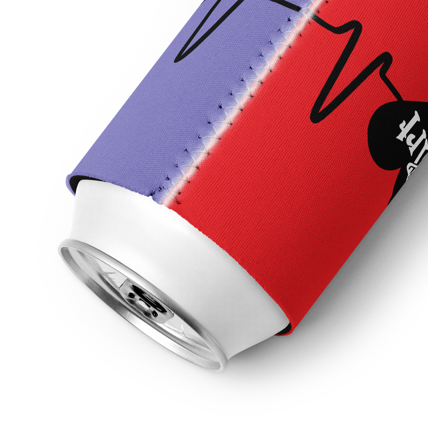 Art-Beat Purple/Red Can Cooler