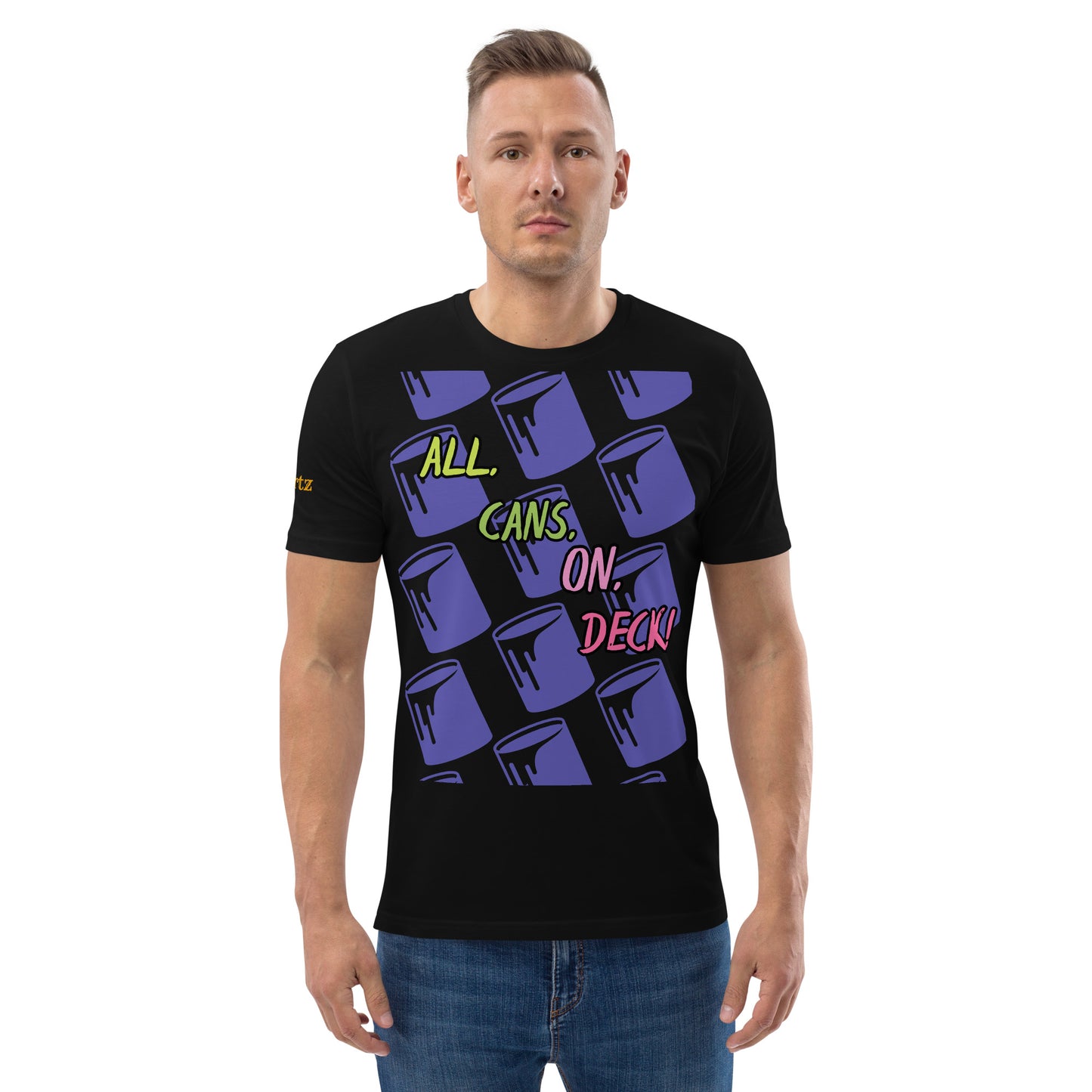 All. Cans. On. Deck! Unisex Organic Cotton T-Shirt