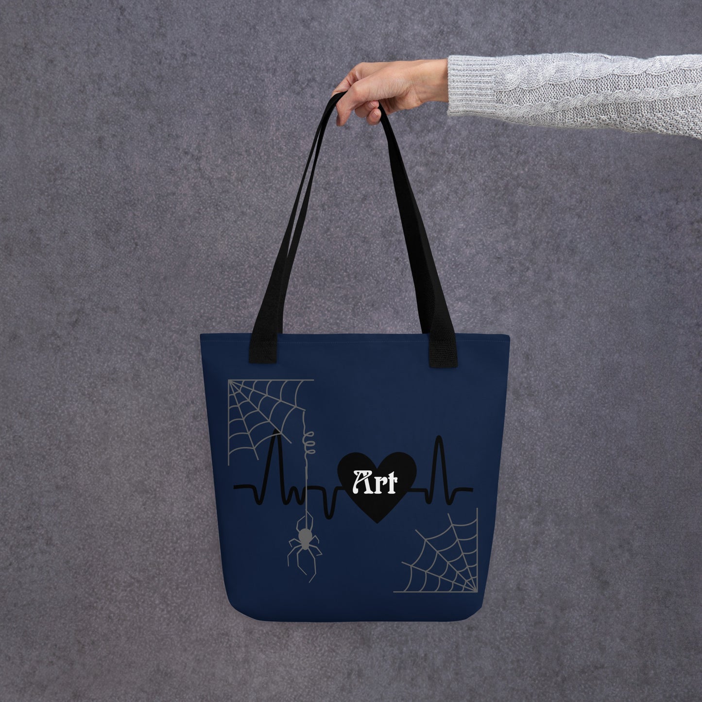 Art-Beat Dark Collection **Halloween** Special Edition Navy Blue Tote Bag