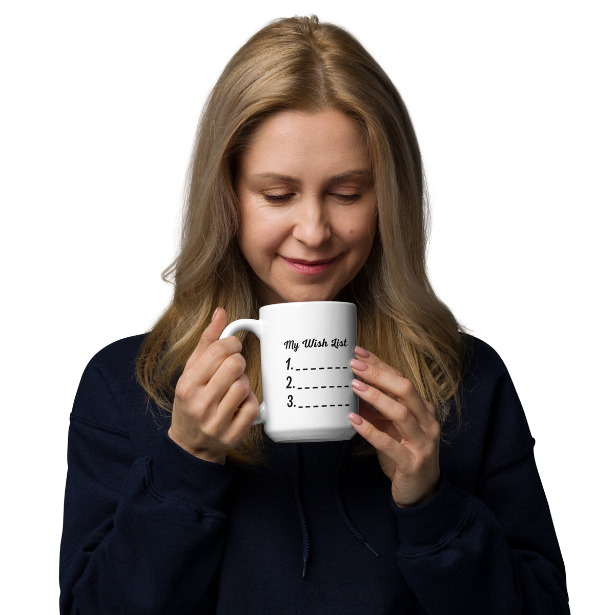 My Wish List White Glossy Mug