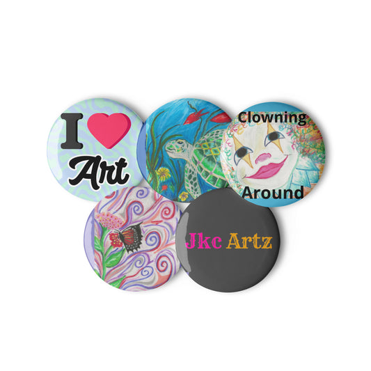 JKC Artz Gallery 5 Count Button Set