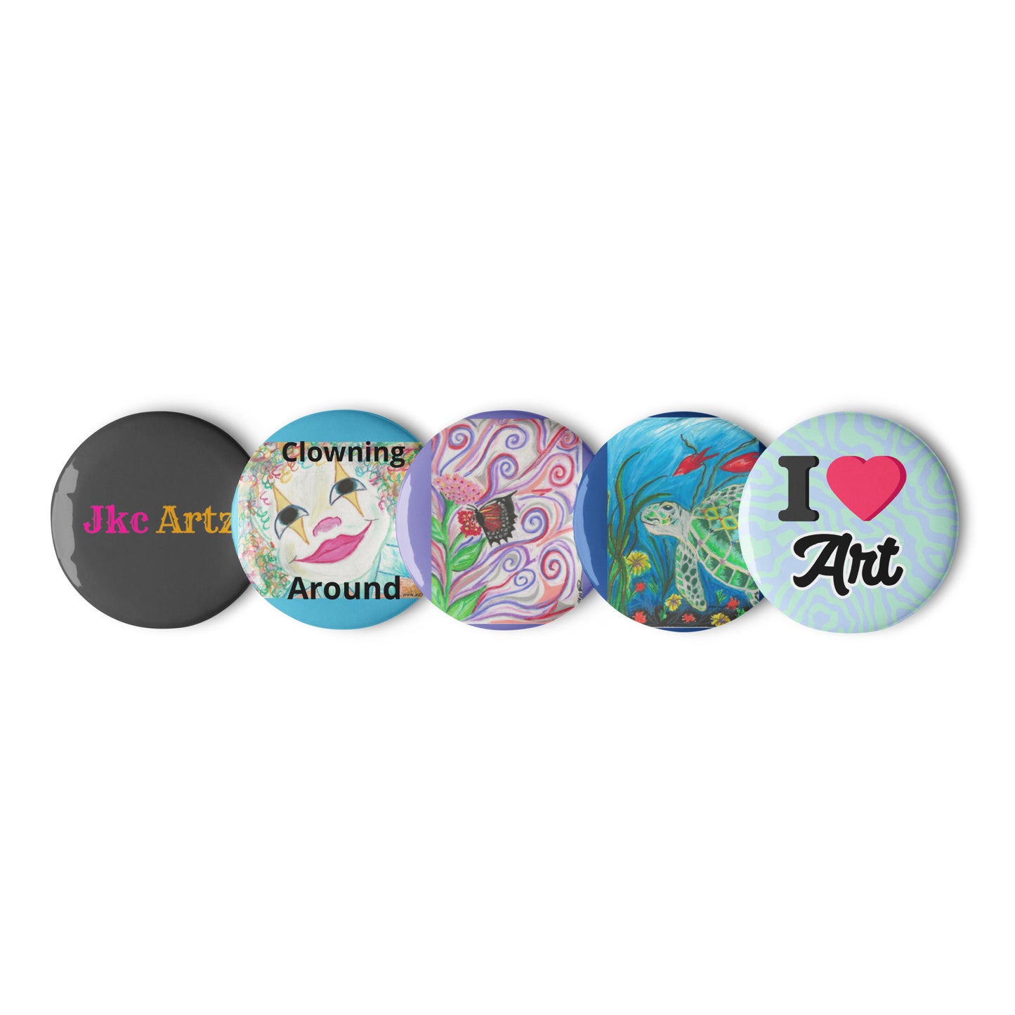 JKC Artz Gallery 5 Count Button Set