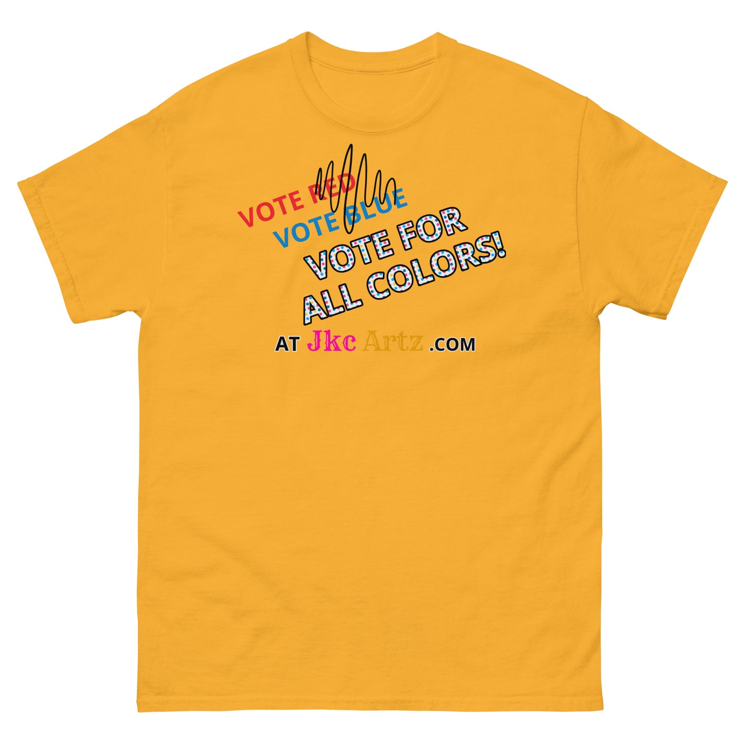 JKC Artz Vote For All Colors! Unisex Classic Tee