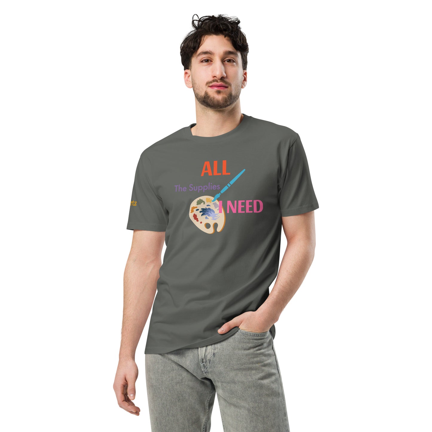 All the Supplies I need Unisex Premium T-Shirt