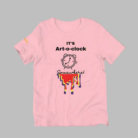 It's Art-o-clock Somewhere Drip Unisex T-Shirt