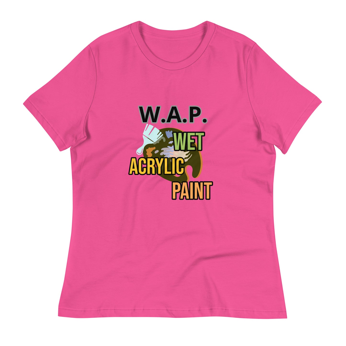 Women's W.A.P. (Wet Acrylic Paint) Relaxed T-Shirt