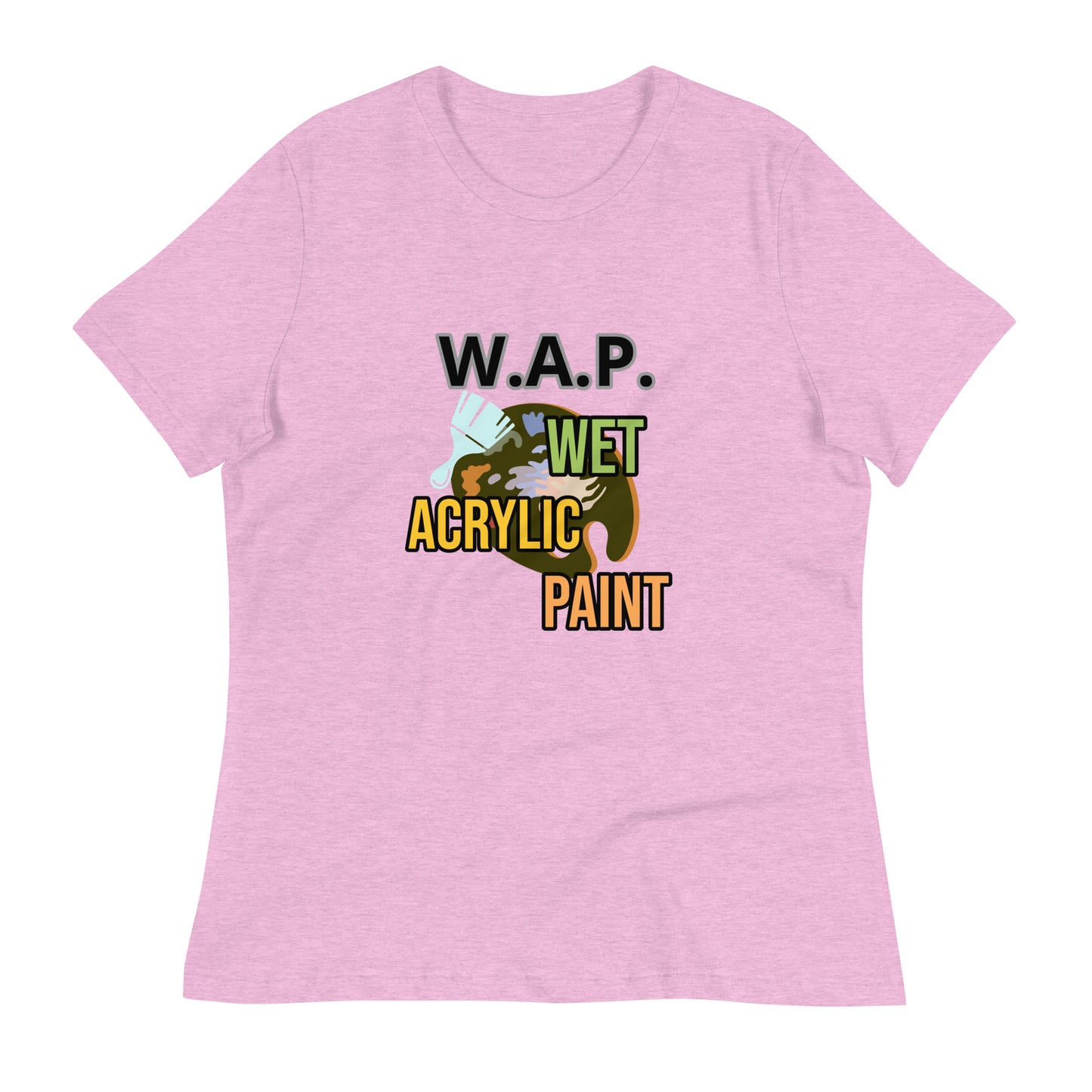 Women's W.A.P. (Wet Acrylic Paint) Relaxed T-Shirt