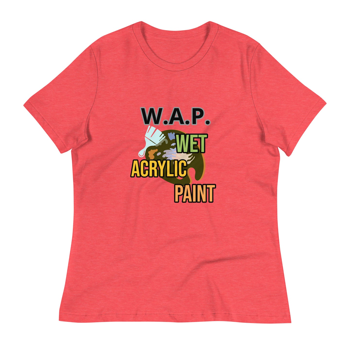 Women's W.A.P. (Wet Acrylic Paint) Relaxed T-Shirt