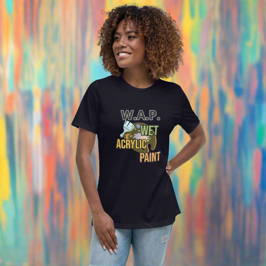 Women's W.A.P. (Wet Acrylic Paint) Relaxed T-Shirt