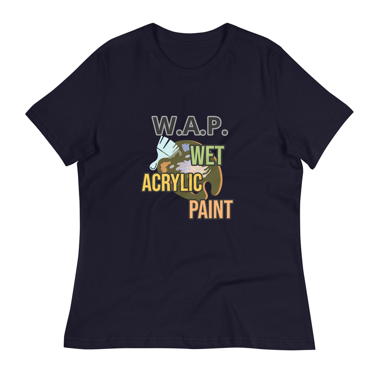 Women's W.A.P. (Wet Acrylic Paint) Relaxed T-Shirt