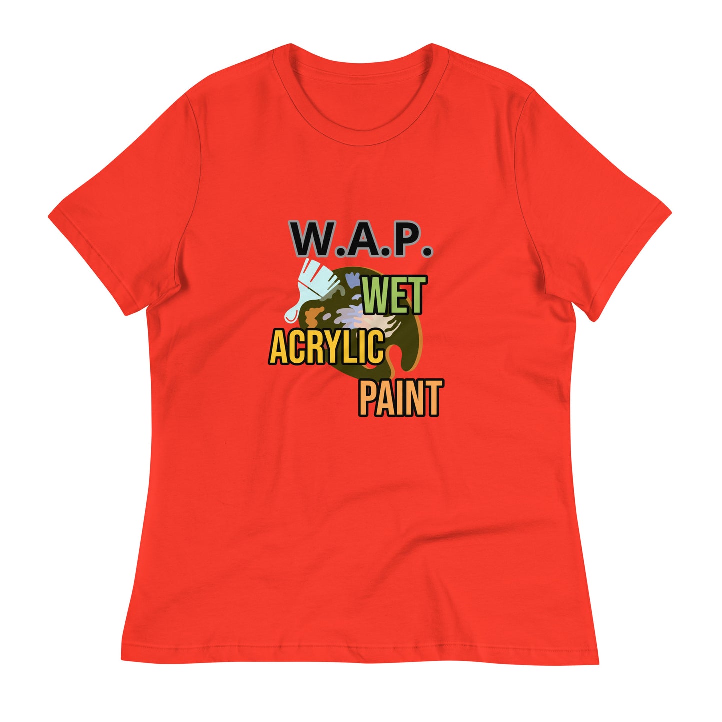 Women's W.A.P. (Wet Acrylic Paint) Relaxed T-Shirt