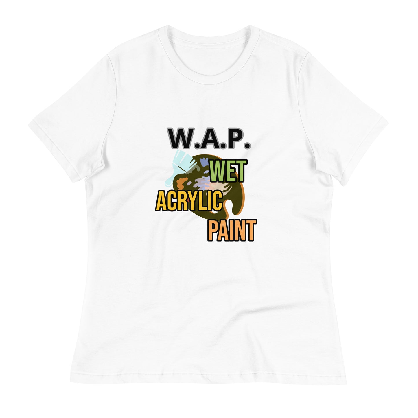 Women's W.A.P. (Wet Acrylic Paint) Relaxed T-Shirt
