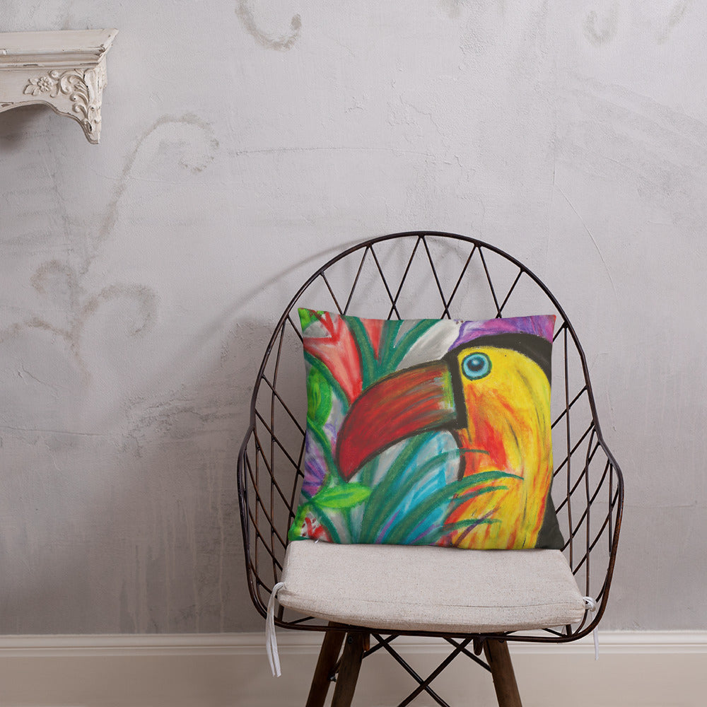 Tucan Jkc Artz Gallery Basic Pillow