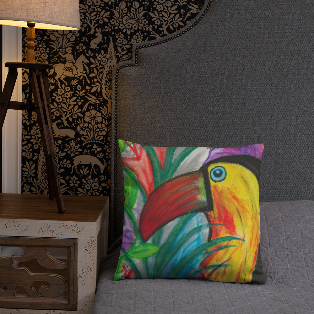 Tucan Jkc Artz Gallery Basic Pillow