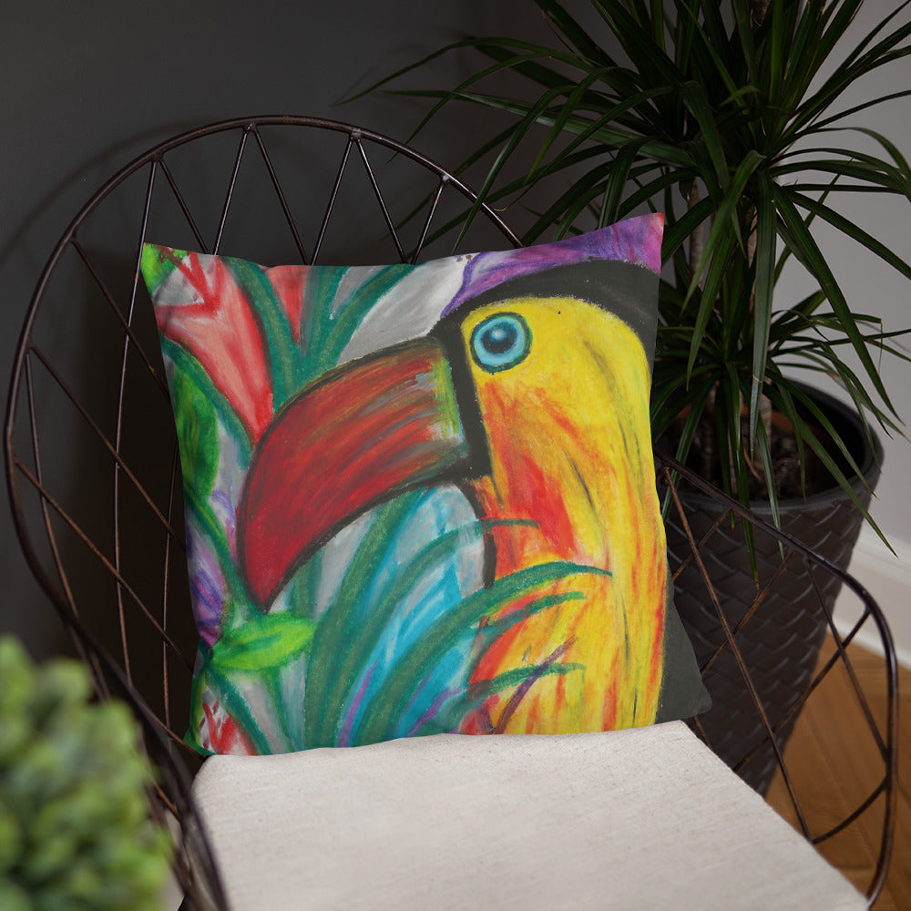 Tucan Jkc Artz Gallery Basic Pillow