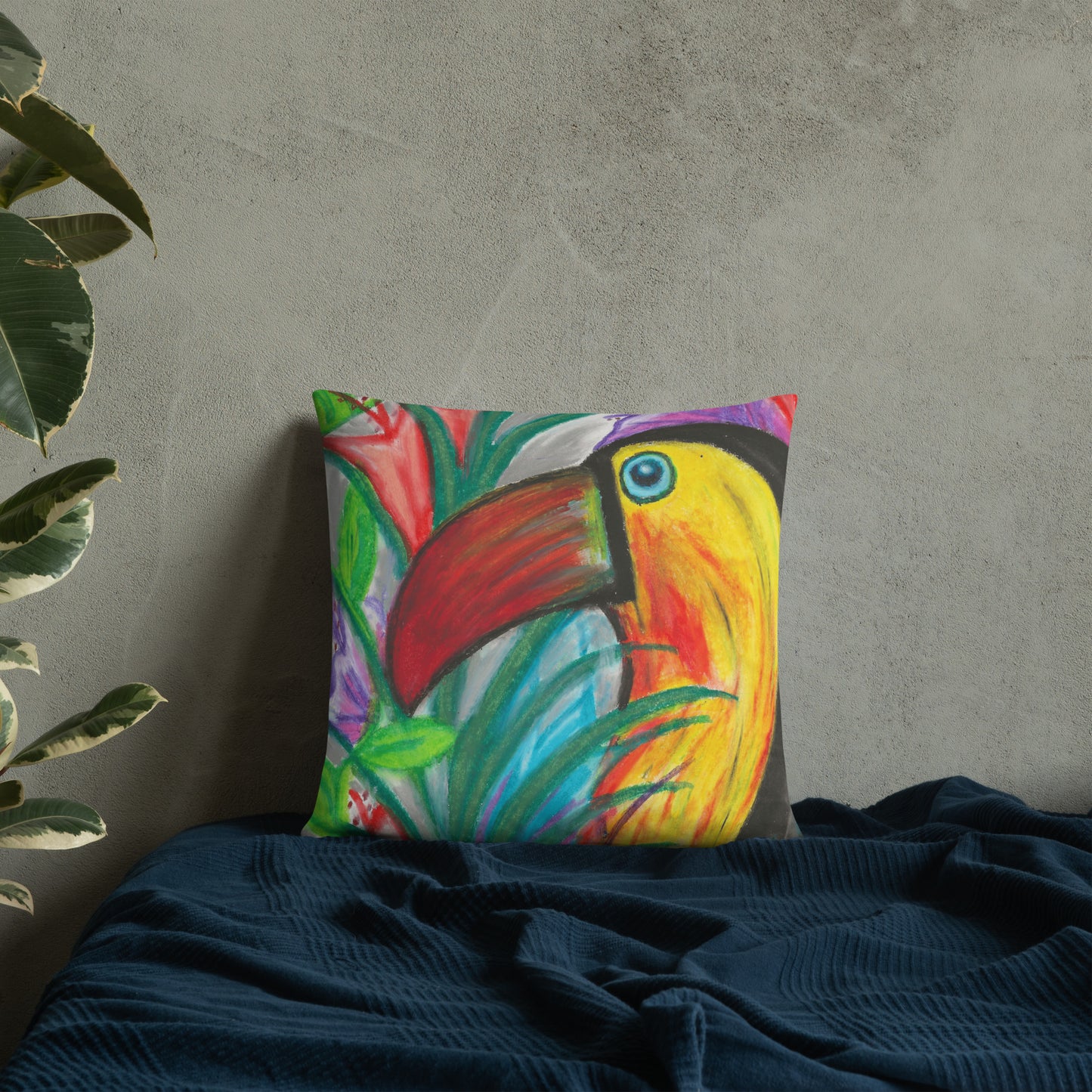 Tucan Jkc Artz Gallery Basic Pillow