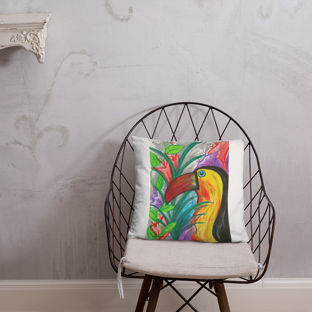 Tucan Jkc Artz Gallery Basic Pillow