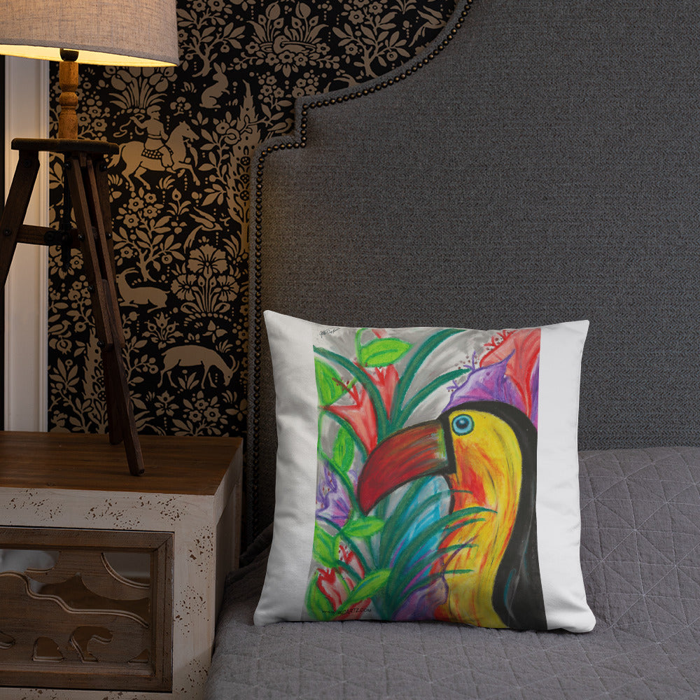 Tucan Jkc Artz Gallery Basic Pillow