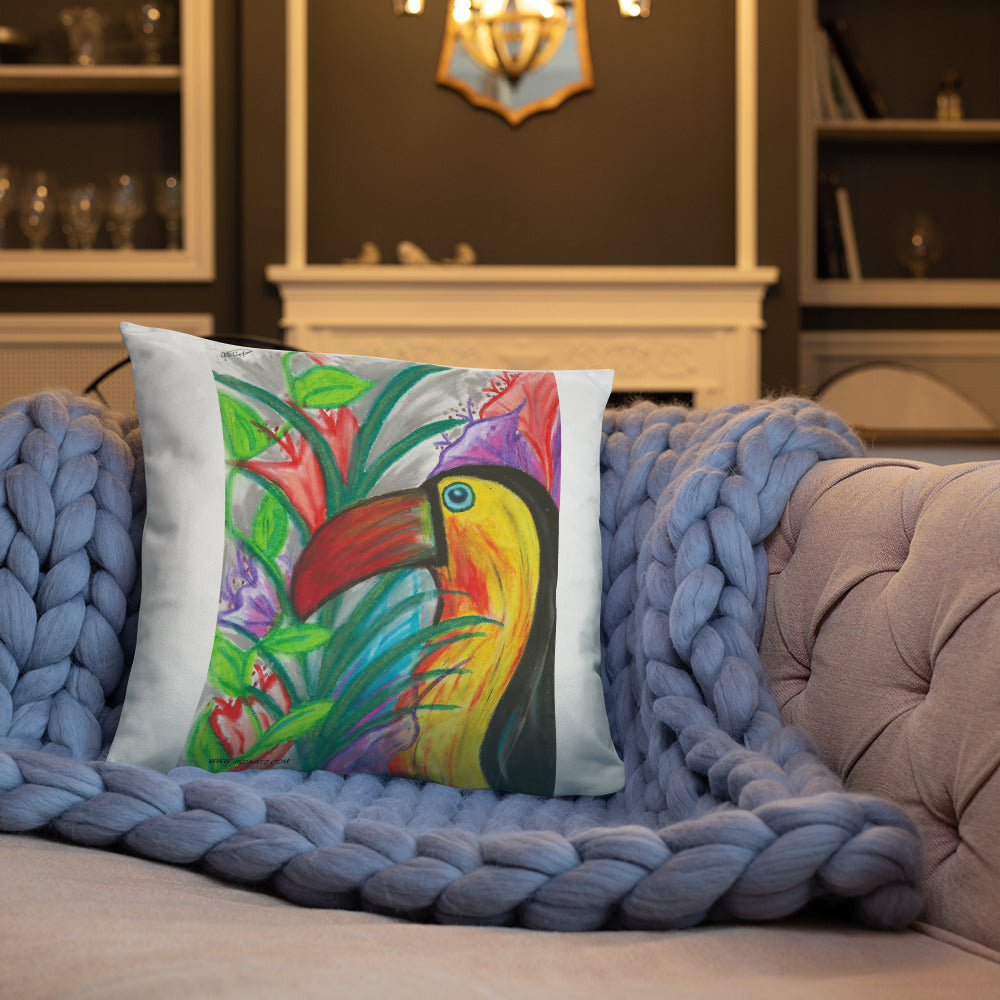 Tucan Jkc Artz Gallery Basic Pillow