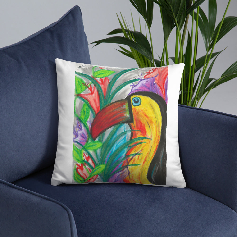 Tucan Jkc Artz Gallery Basic Pillow