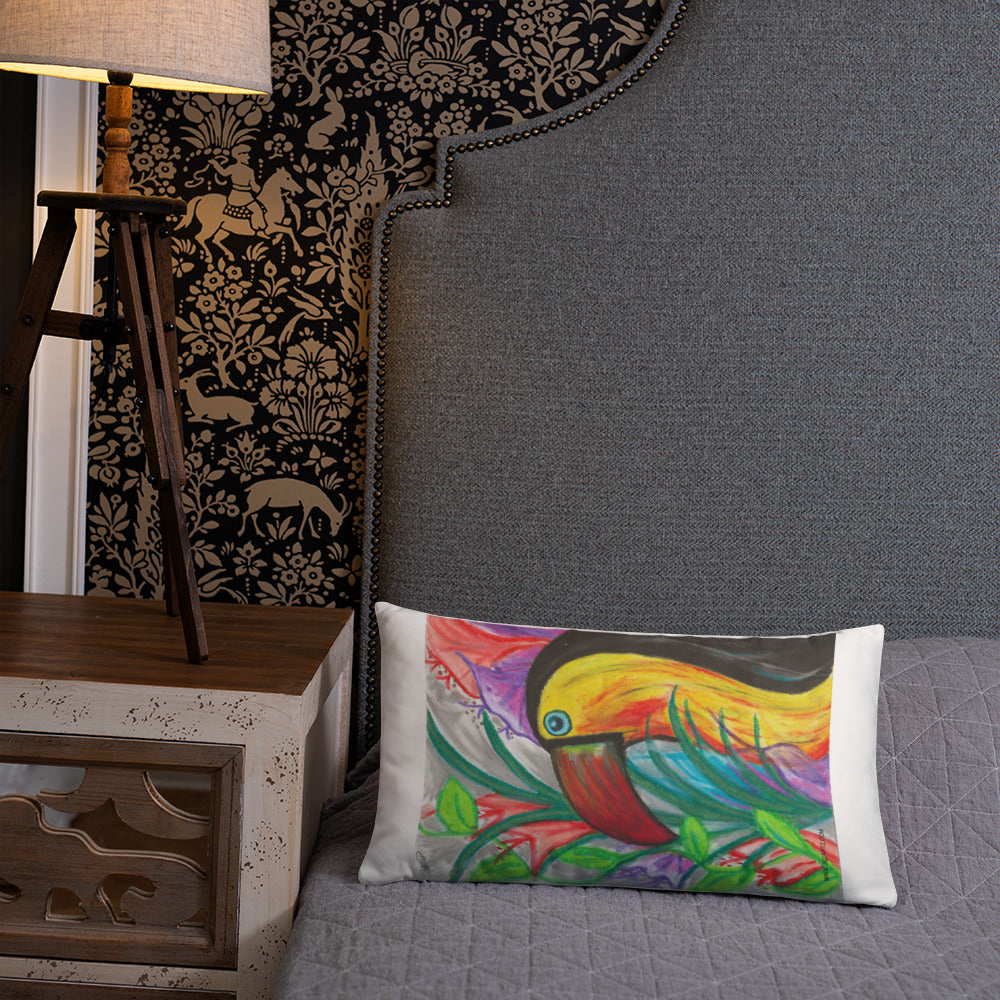 Tucan Jkc Artz Gallery Basic Pillow