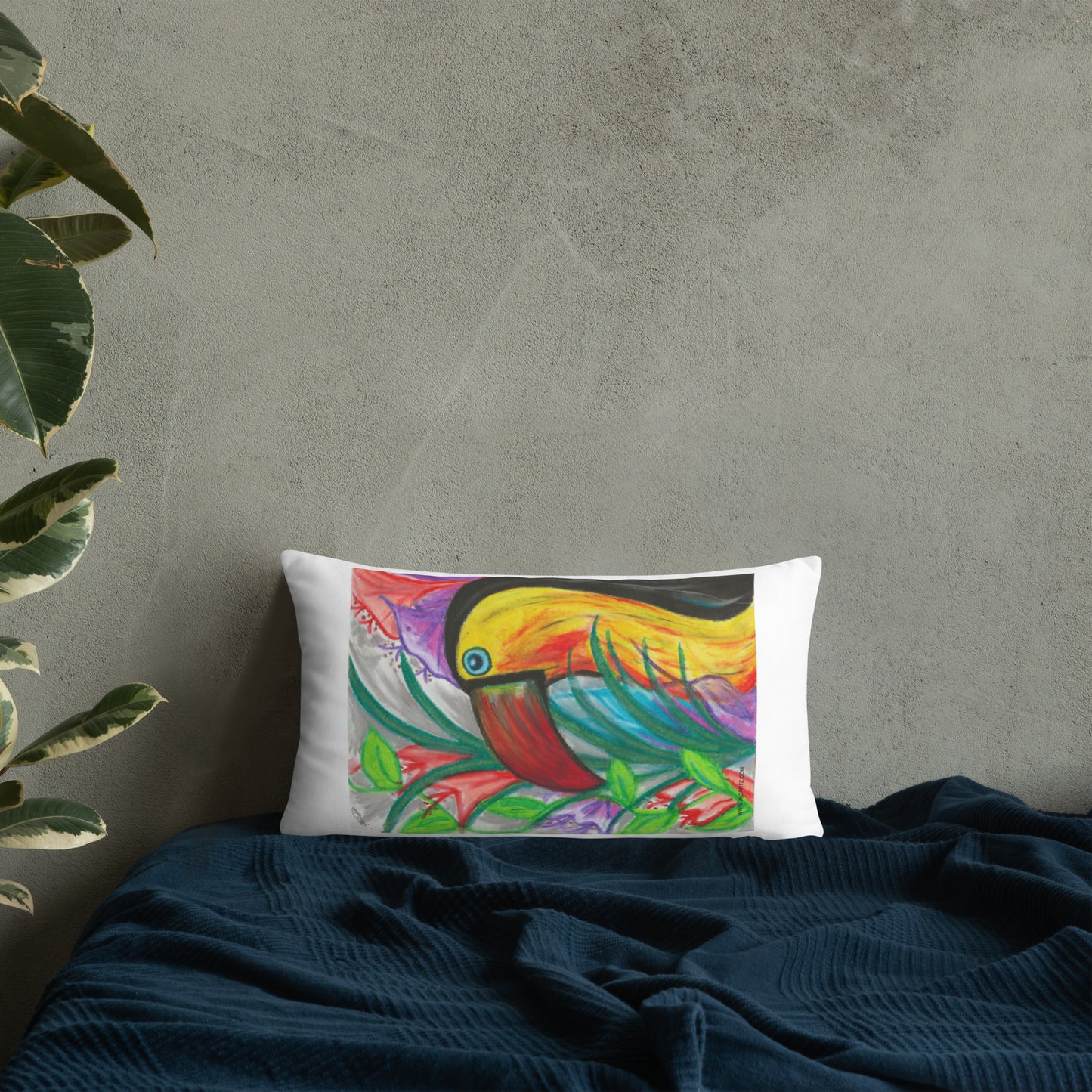 Tucan Jkc Artz Gallery Basic Pillow