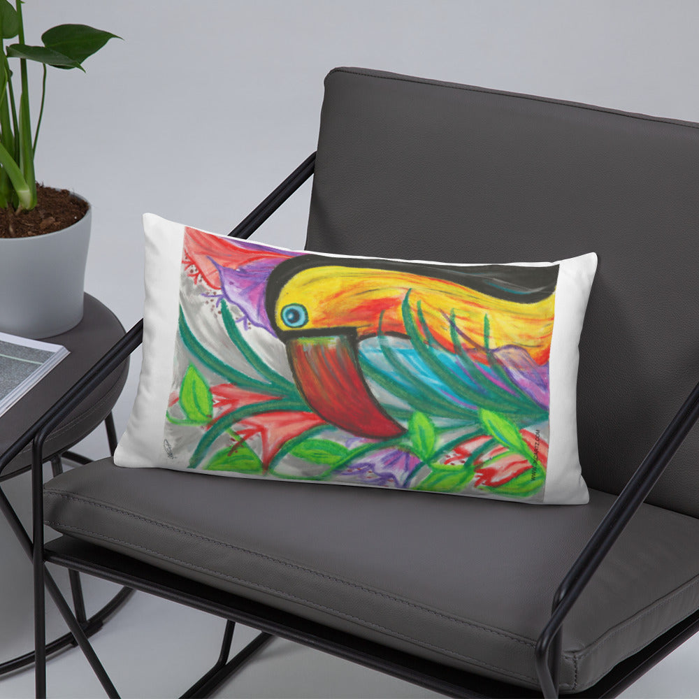 Tucan Jkc Artz Gallery Basic Pillow