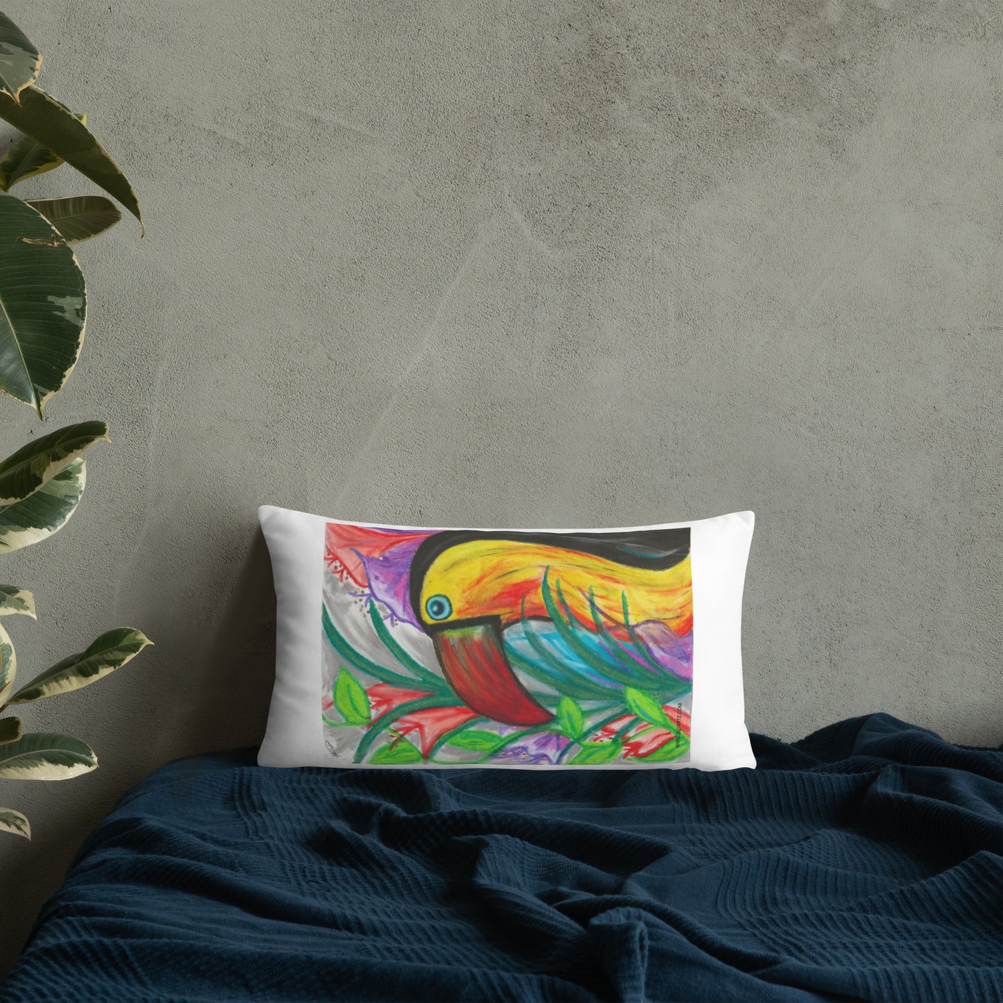 Tucan Jkc Artz Gallery Basic Pillow