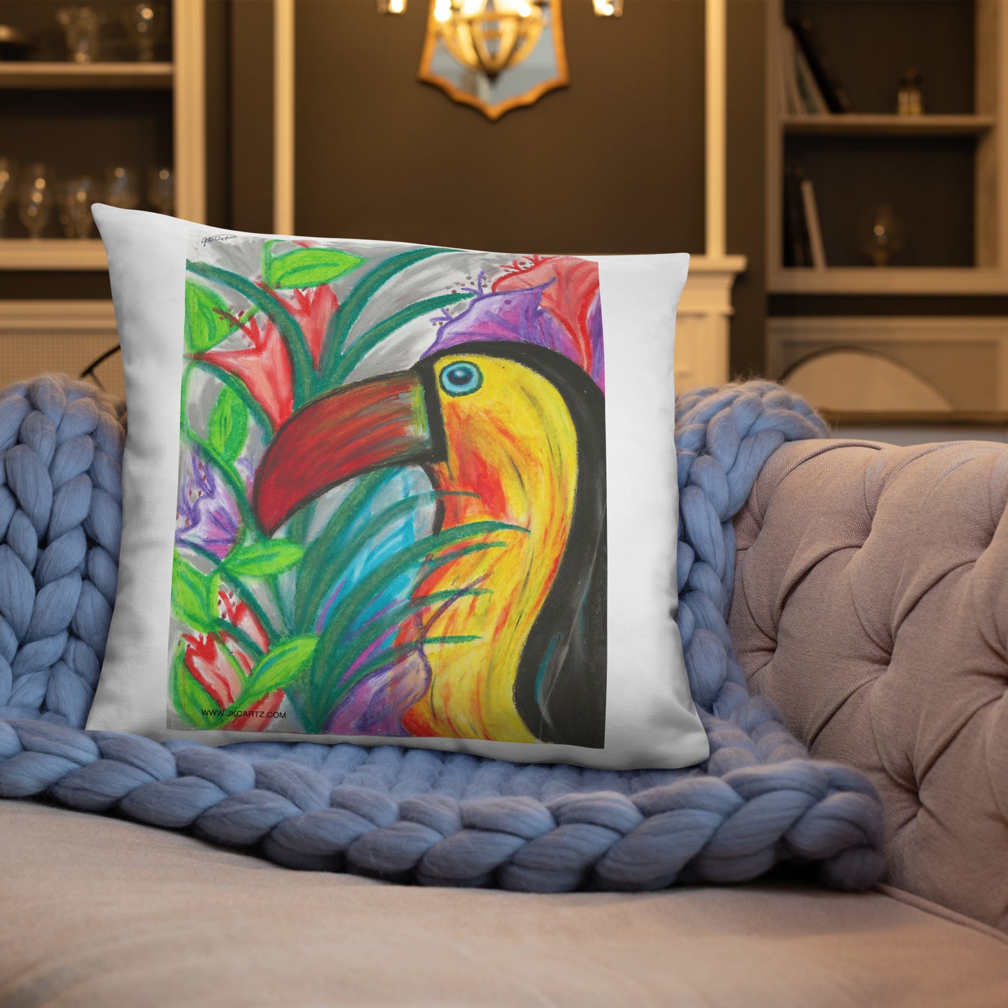 Tucan Jkc Artz Gallery Basic Pillow