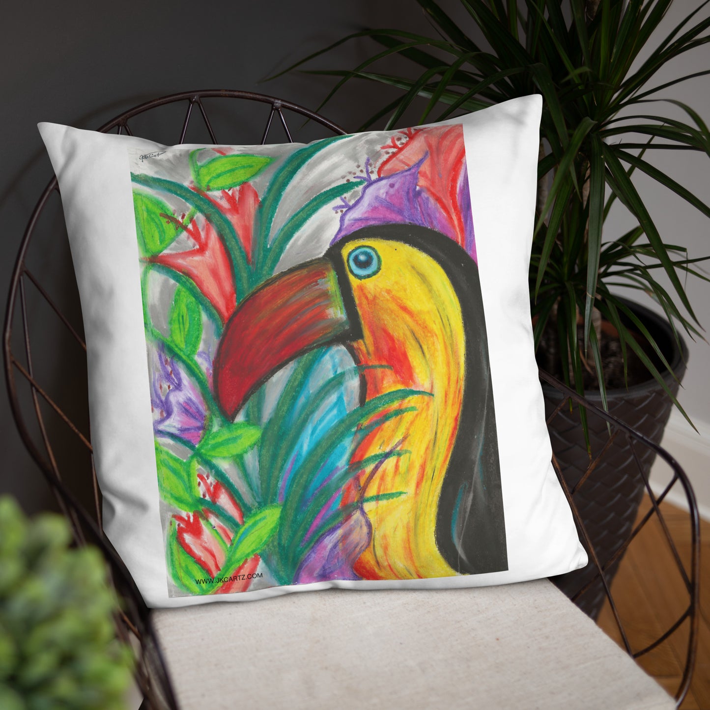 Tucan Jkc Artz Gallery Basic Pillow