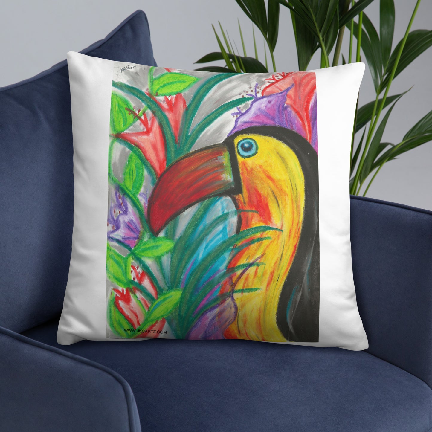 Tucan Jkc Artz Gallery Basic Pillow