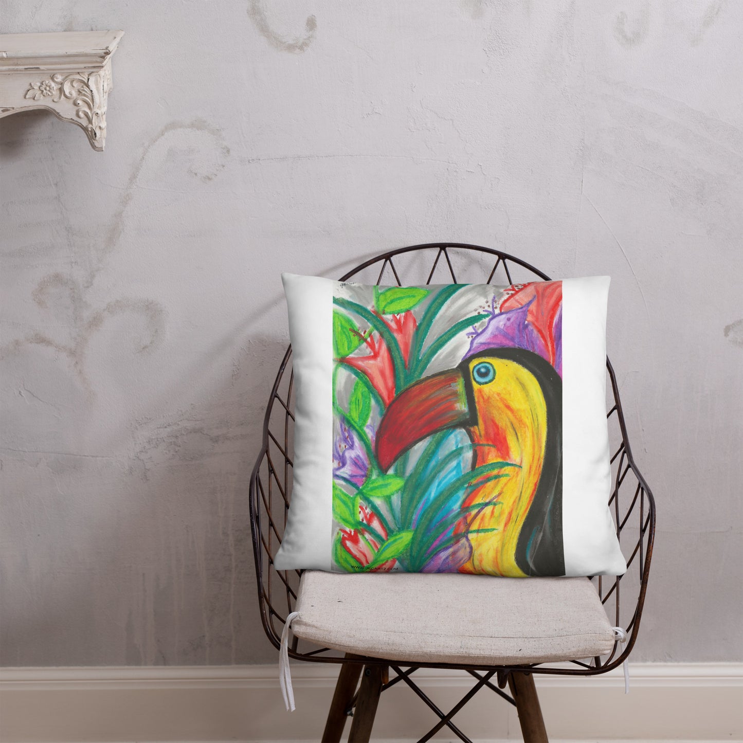 Tucan Jkc Artz Gallery Basic Pillow