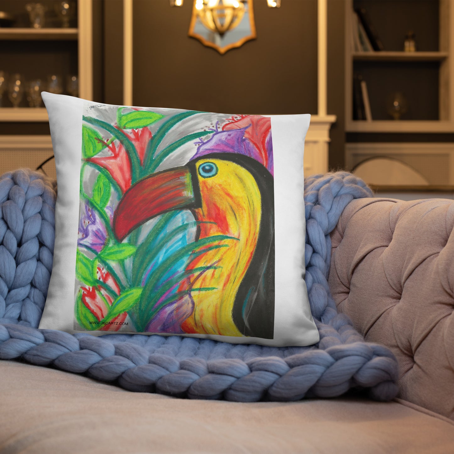 Tucan Jkc Artz Gallery Basic Pillow