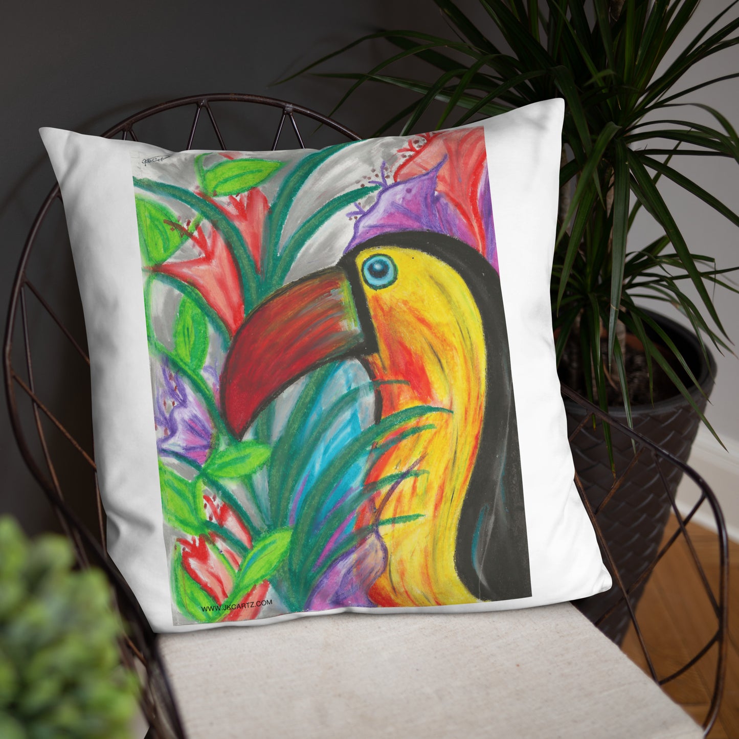Tucan Jkc Artz Gallery Basic Pillow
