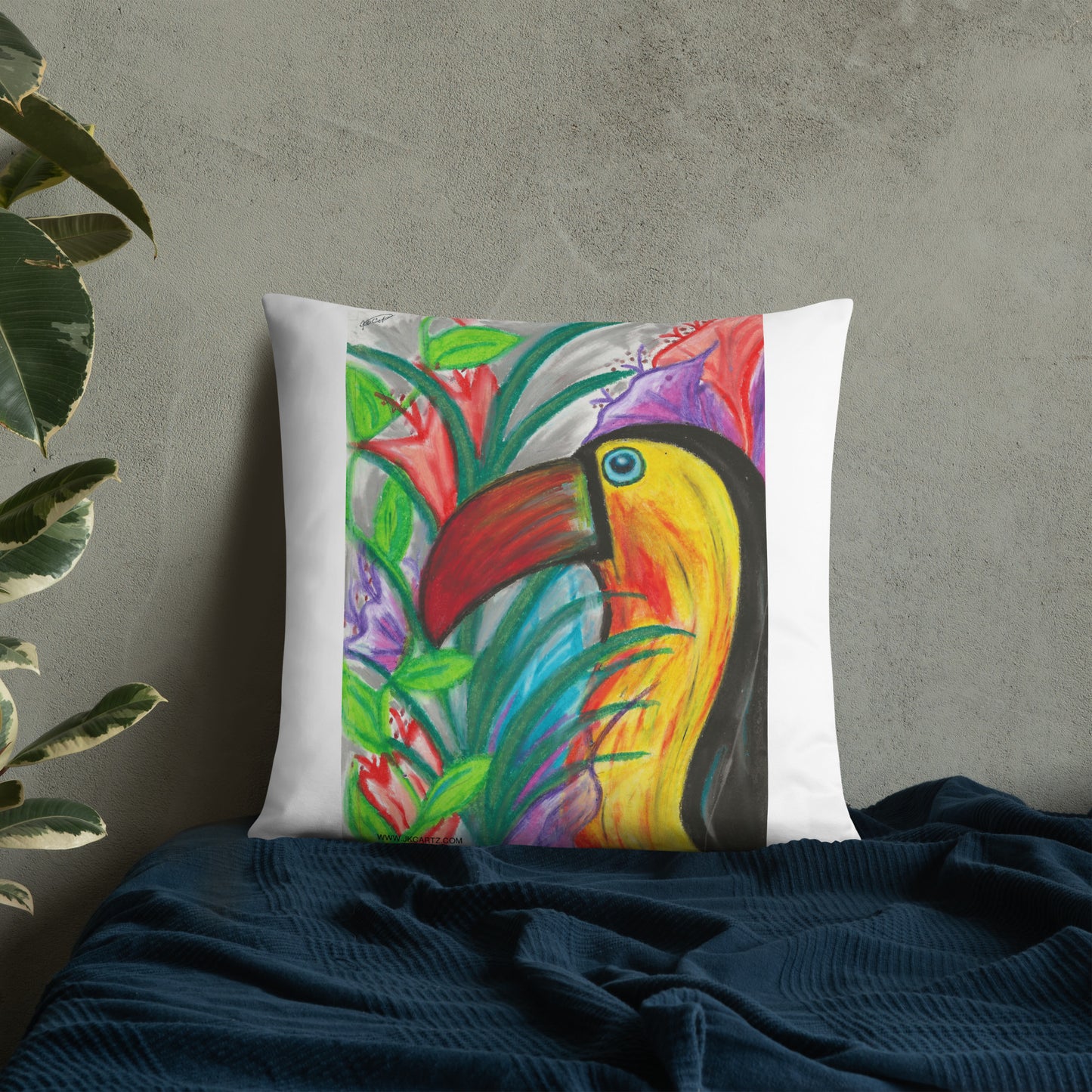 Tucan Jkc Artz Gallery Basic Pillow