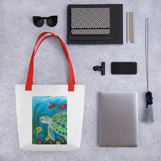 Sea Turtle Jkc Artz Gallery Tote Bag