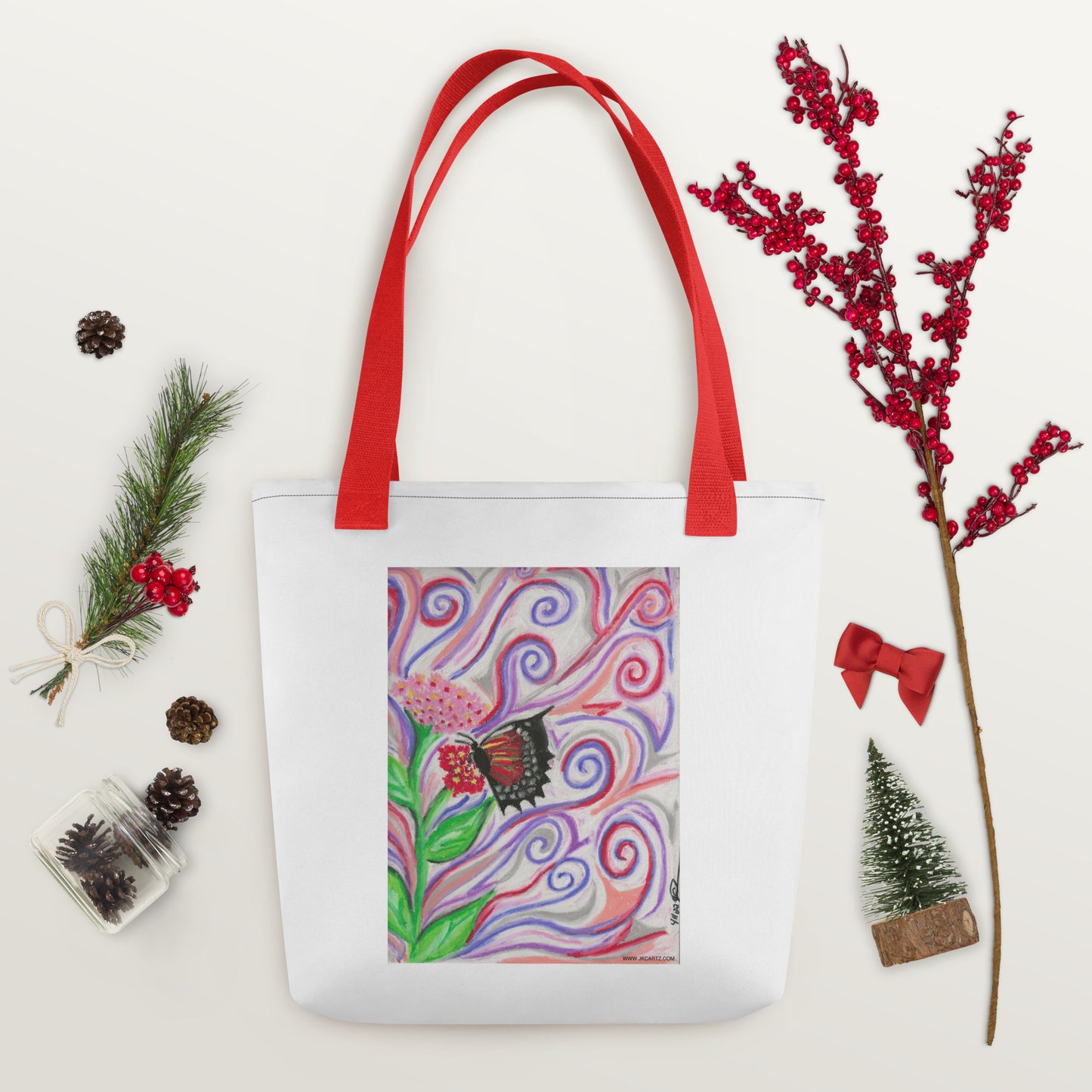Whimsical Butterfly Jkc Artz Gallery Tote Bag