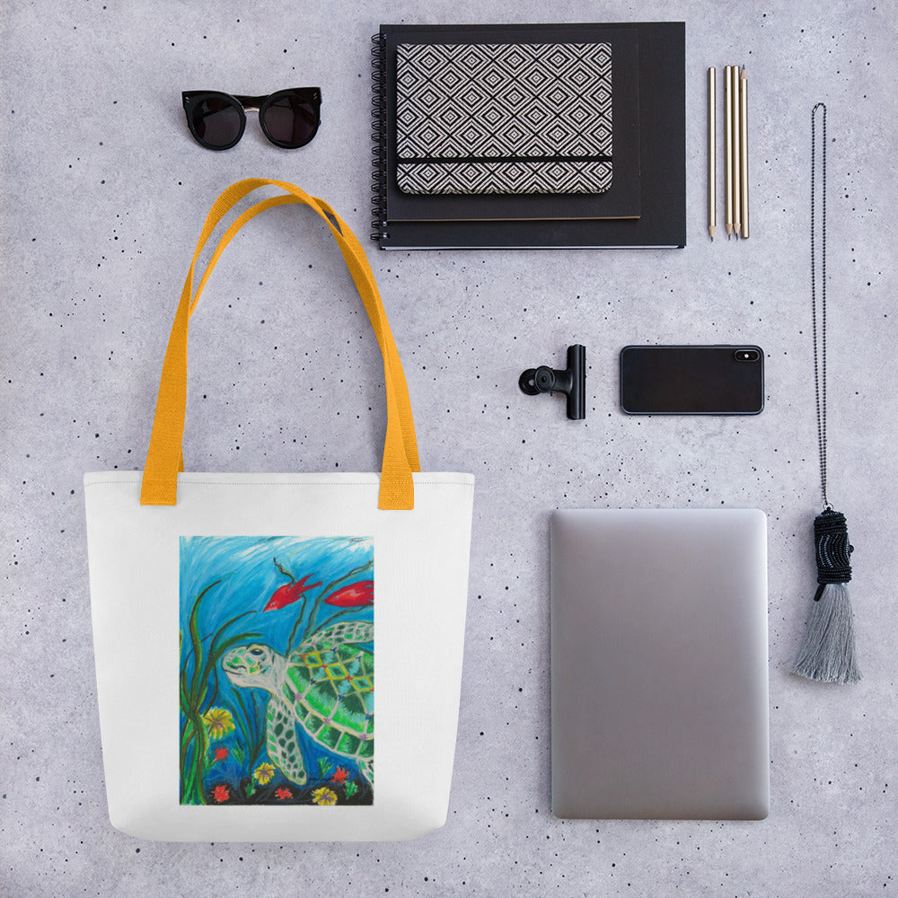 Sea Turtle Jkc Artz Gallery Tote Bag