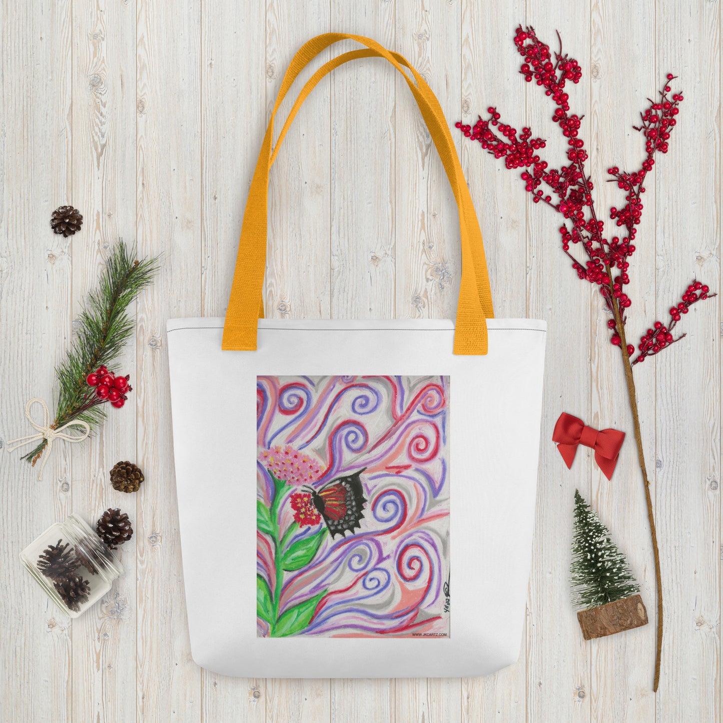 Whimsical Butterfly Jkc Artz Gallery Tote Bag