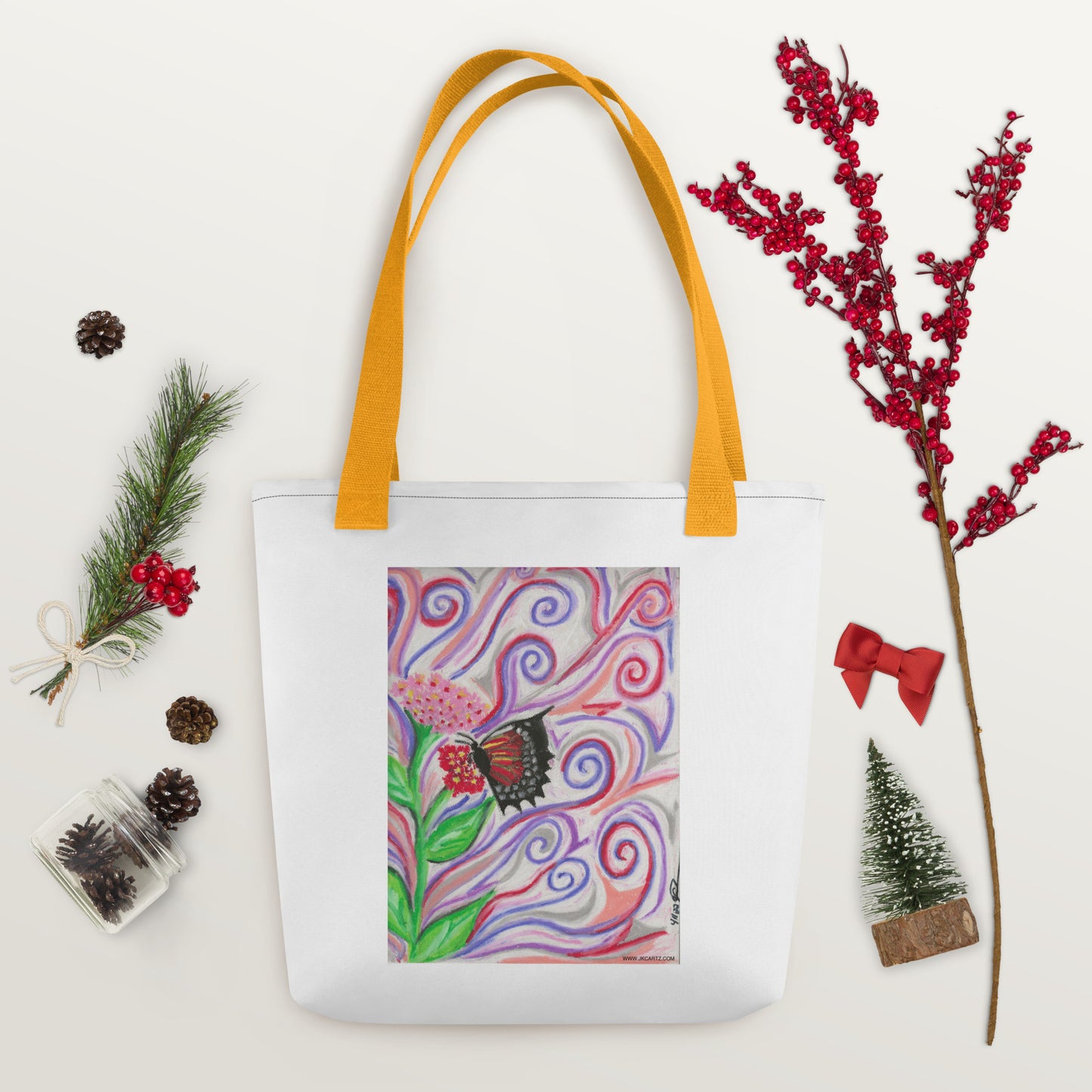 Whimsical Butterfly Jkc Artz Gallery Tote Bag