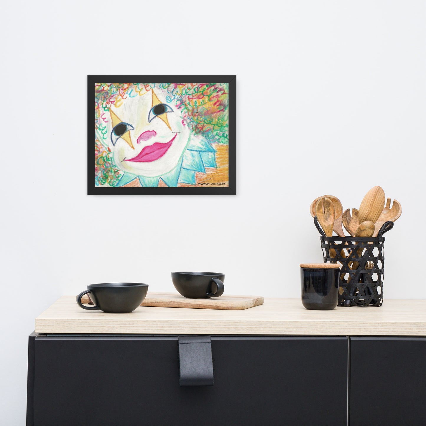 Clowing Around Jkc Artz Gallery Framed Poster