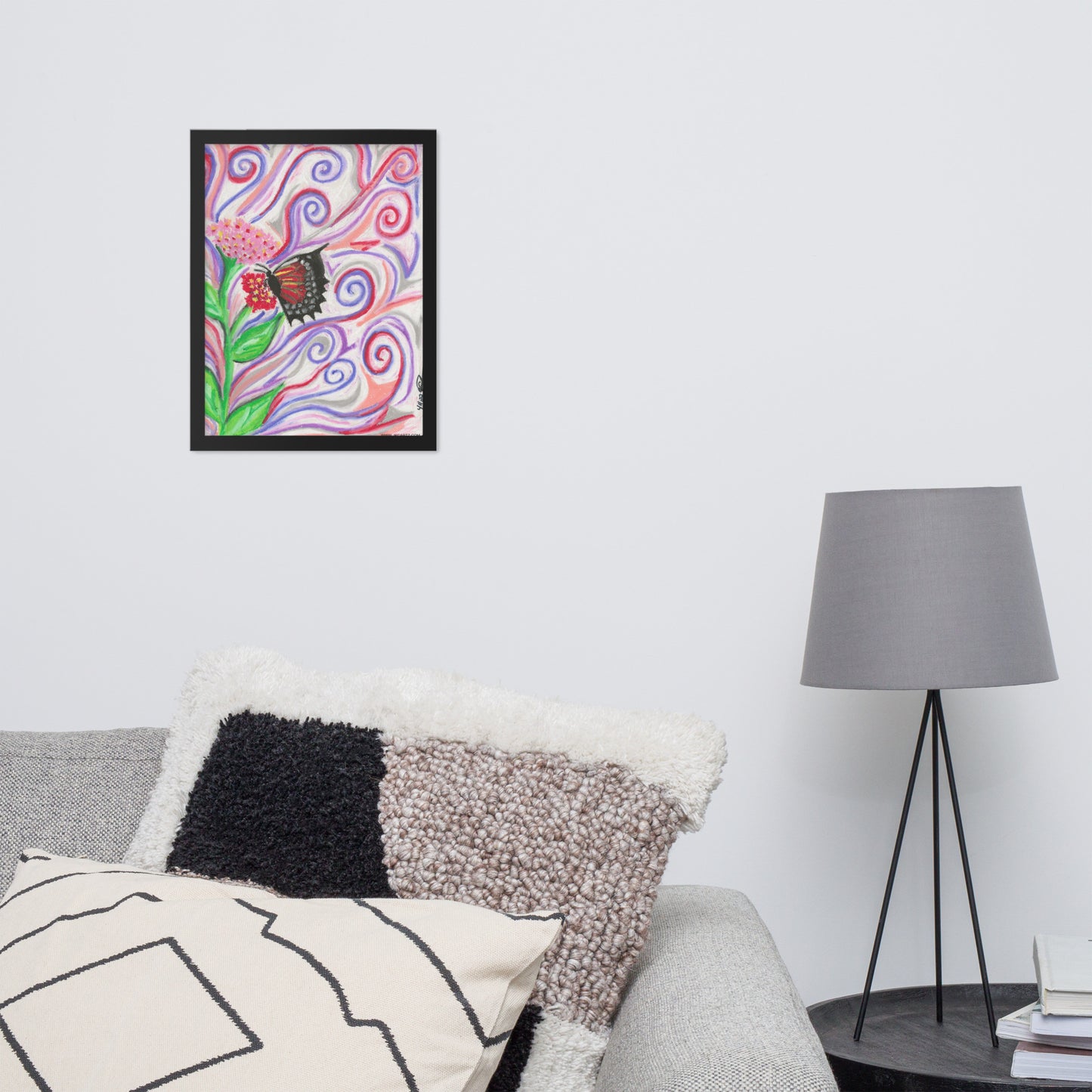Whimsical Butterfly Jkc Artz Gallery Framed Poster