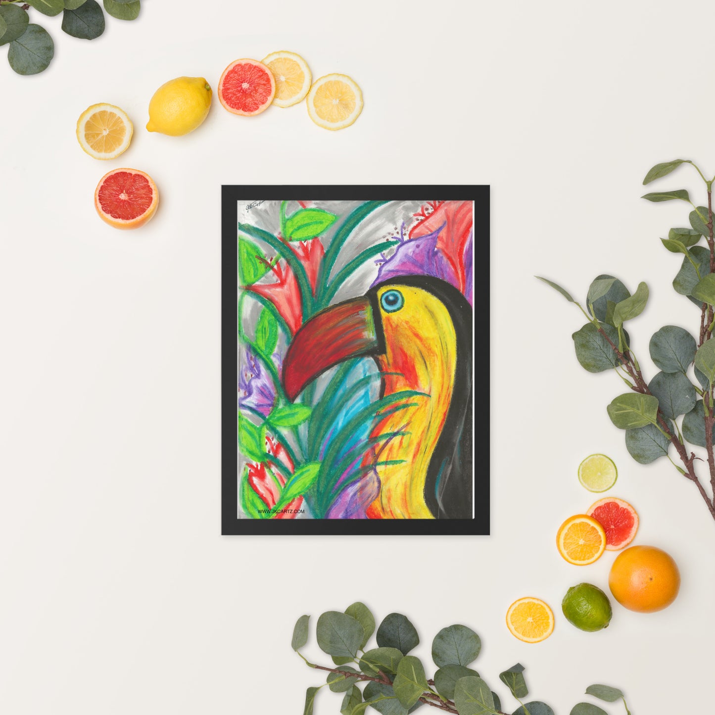 Tucan Jkc Artz Gallery Framed Poster