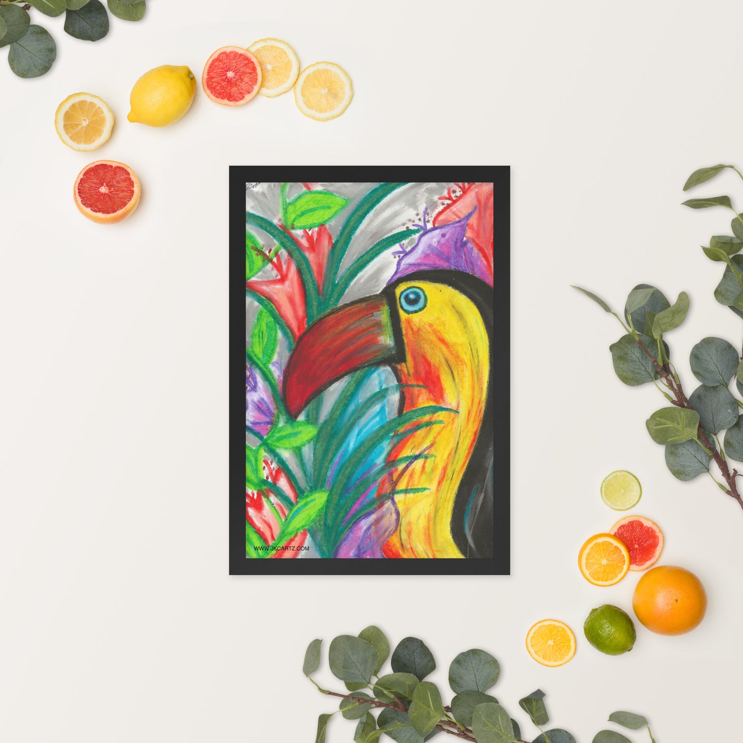 Tucan Jkc Artz Gallery Framed Poster