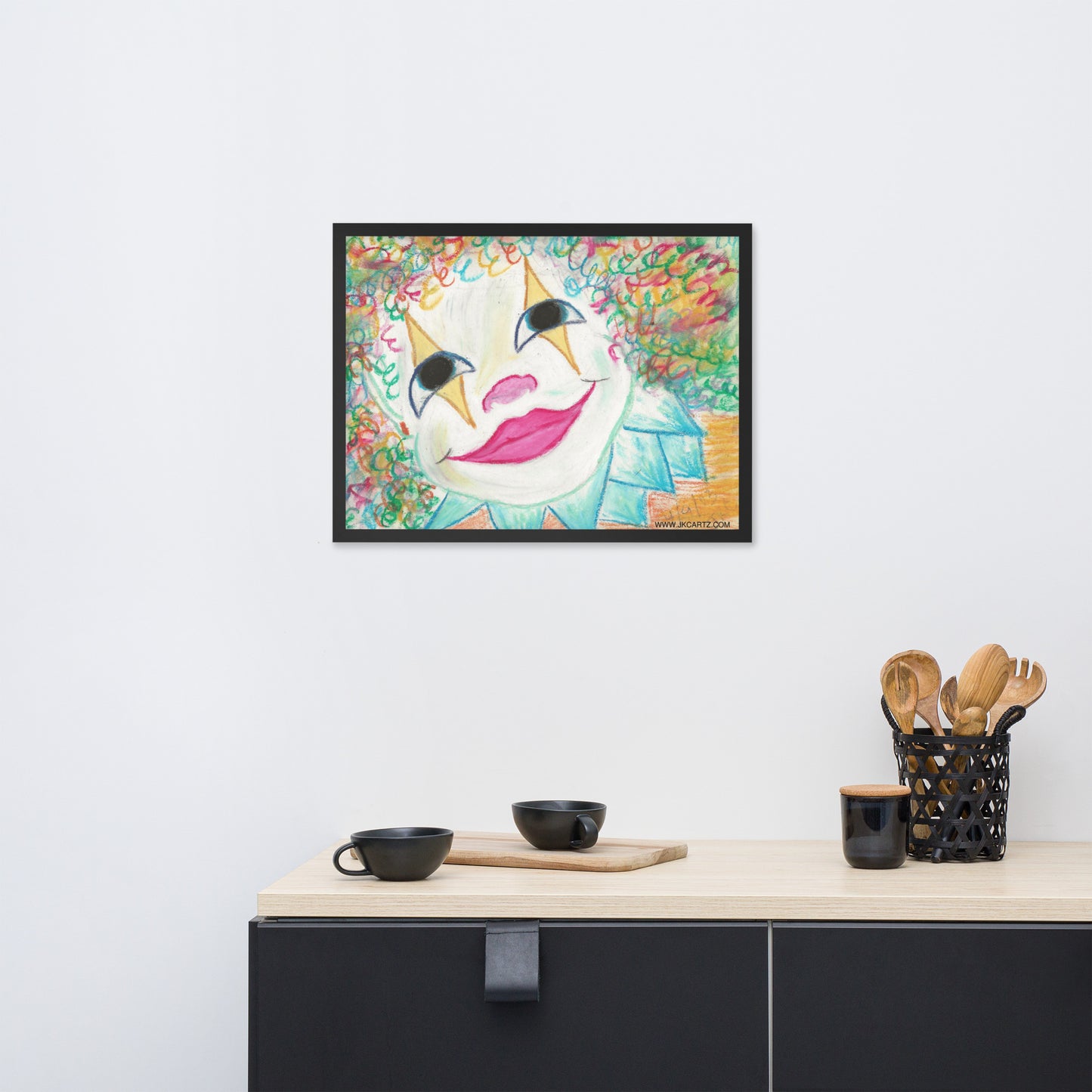 Clowing Around Jkc Artz Gallery Framed Poster