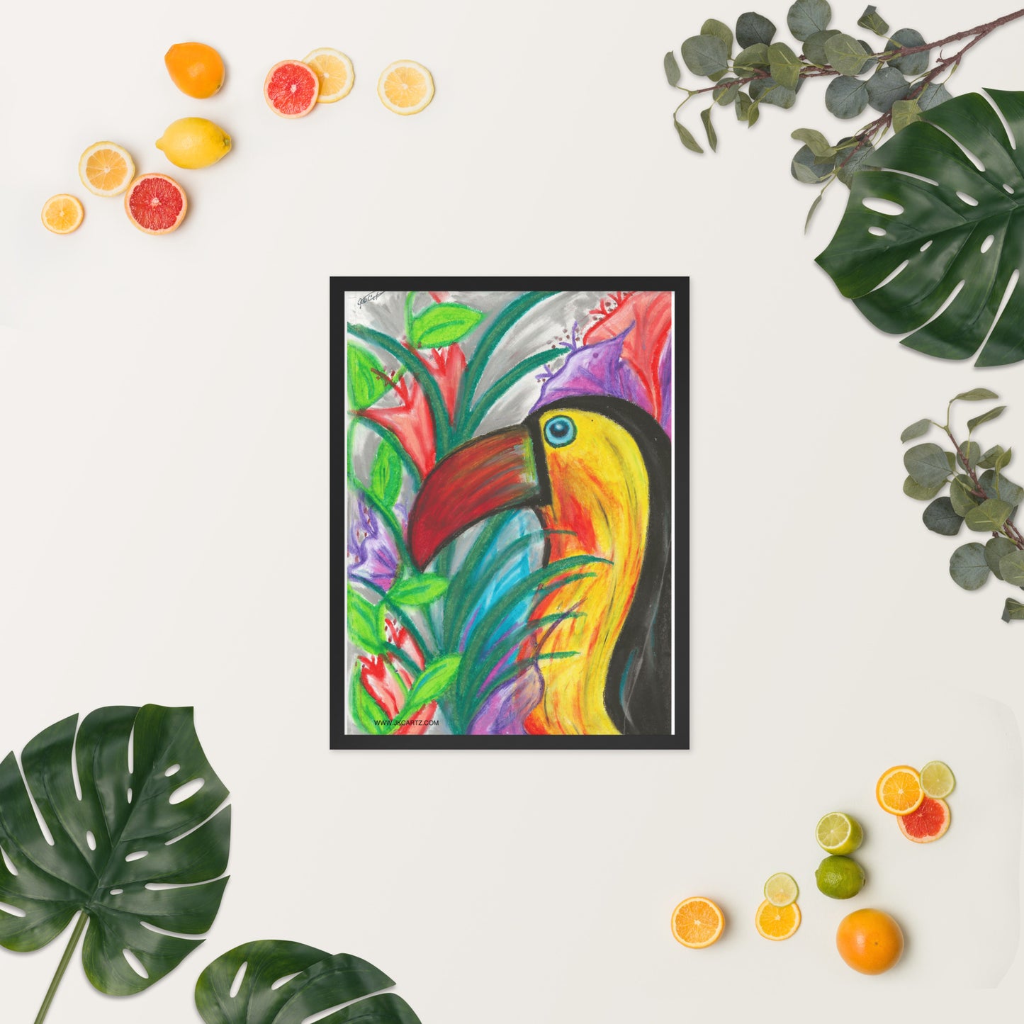 Tucan Jkc Artz Gallery Framed Poster